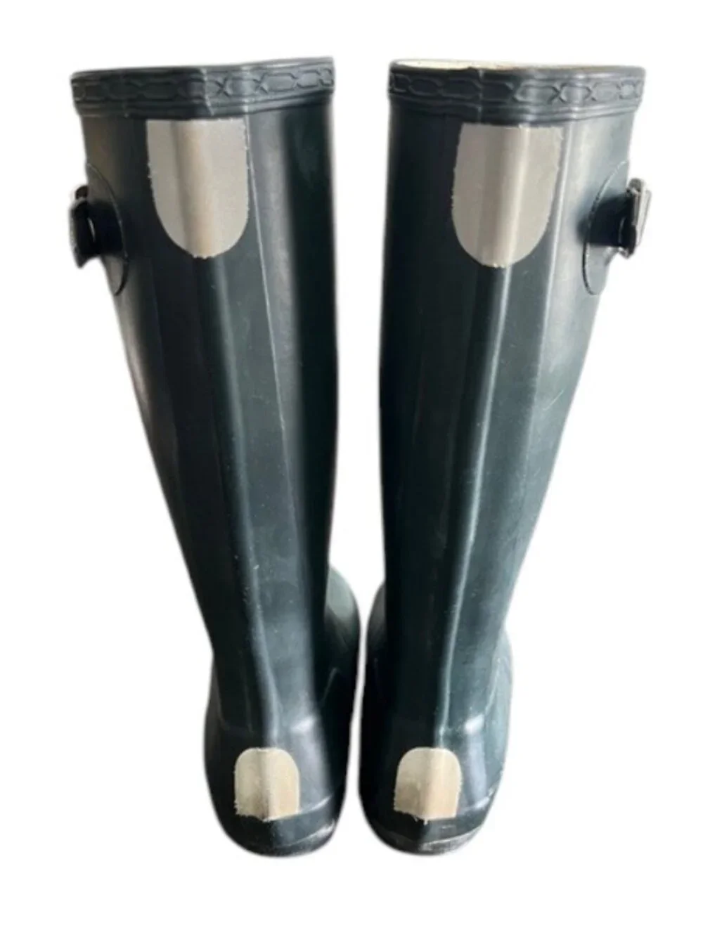 Hunter Original Tall Rain Boots Matte Black Minimalist Coastal Size 5